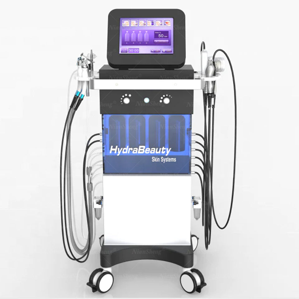 10 в 1 Кислородный водный пилинг Hydra Dermabrasion Microdermabrasion Hydrafacial Hydrafacials Machine