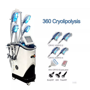 Машина Cryolipolysis уменьшения целлюлита 360 Cryo уменьшая машину Cryolipolysis машины/жира замерзает