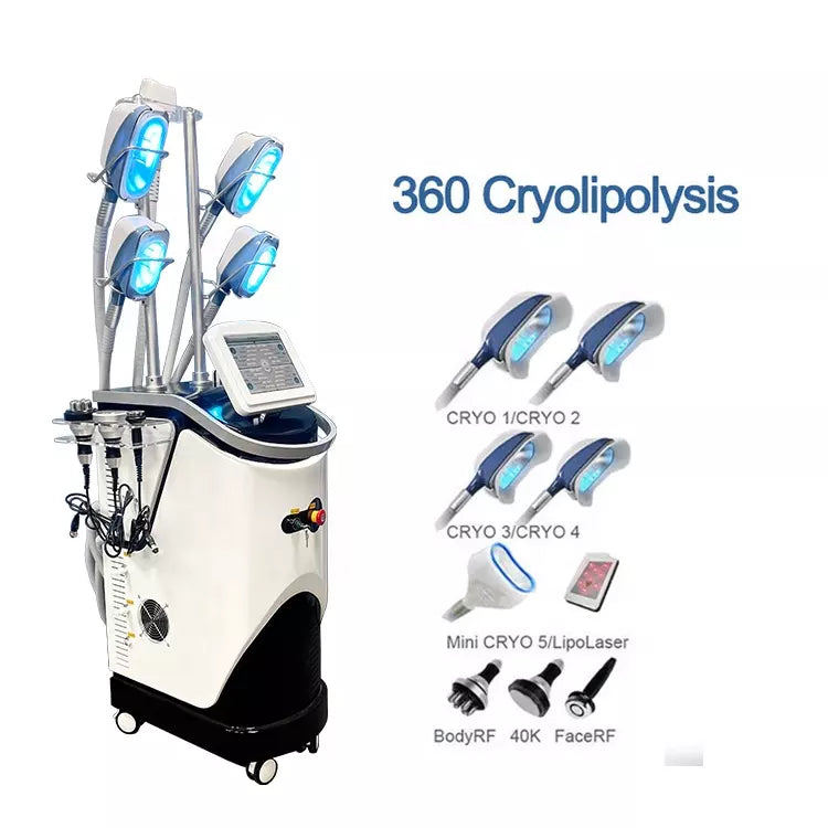 Машина Cryolipolysis уменьшения целлюлита 360 Cryo уменьшая машину Cryolipolysis машины/жира замерзает